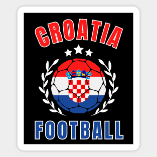 Croatia Football Ball Magnet